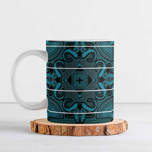 Lesotho Seanamarena - Motlatsi Ceramic Mug Basotho Traditional Blanket Style - Lesotho Breeze