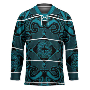 Lesotho Seanamarena - Motlatsi Hockey Jersey Basotho Traditional Blanket Style - Lesotho Breeze