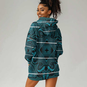 Basotho Blanket Hoodie Dress Lesotho Motlatsi Seanamarena Heritage - Lesotho Breeze - African Pride