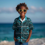 Basotho Blanket Kid Hawaiian Shirt Lesotho Motlatsi Seanamarena Heritage - Lesotho Breeze - African Pride