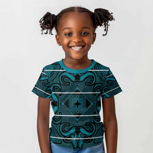 Basotho Blanket Kid T shirt Lesotho Motlatsi Seanamarena Heritage - Lesotho Breeze - African Pride