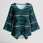 Lesotho Seanamarena - Motlatsi Kimono Sleeve Blouse Basotho Traditional Blanket Style - Lesotho Breeze