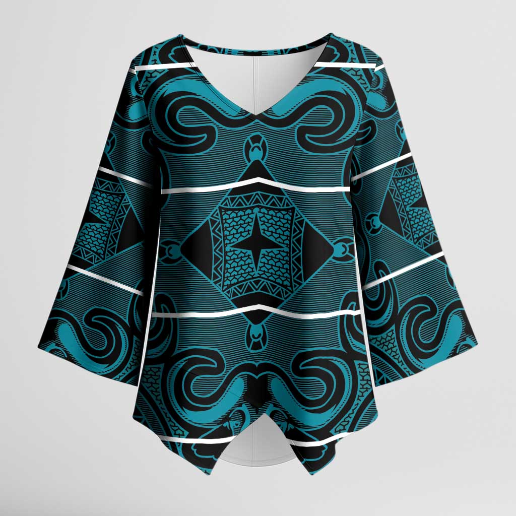Lesotho Seanamarena - Motlatsi Kimono Sleeve Blouse Basotho Traditional Blanket Style - Lesotho Breeze