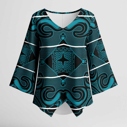 Lesotho Seanamarena - Motlatsi Kimono Sleeve Blouse Basotho Traditional Blanket Style - Lesotho Breeze