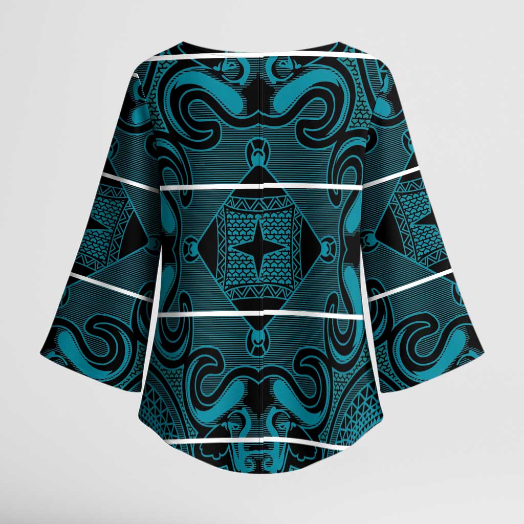 Lesotho Seanamarena - Motlatsi Kimono Sleeve Blouse Basotho Traditional Blanket Style - Lesotho Breeze