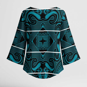 Lesotho Seanamarena - Motlatsi Kimono Sleeve Blouse Basotho Traditional Blanket Style - Lesotho Breeze