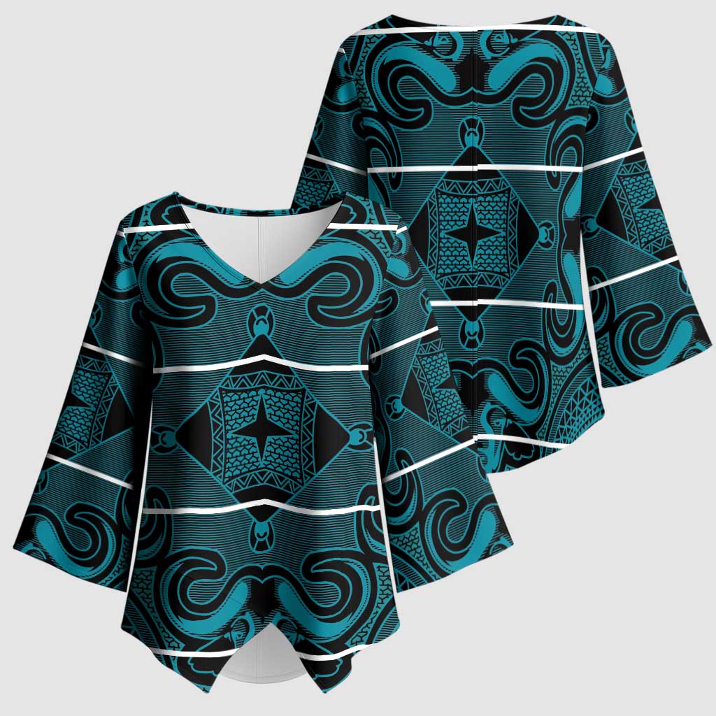Lesotho Seanamarena - Motlatsi Kimono Sleeve Blouse Basotho Traditional Blanket Style - Lesotho Breeze