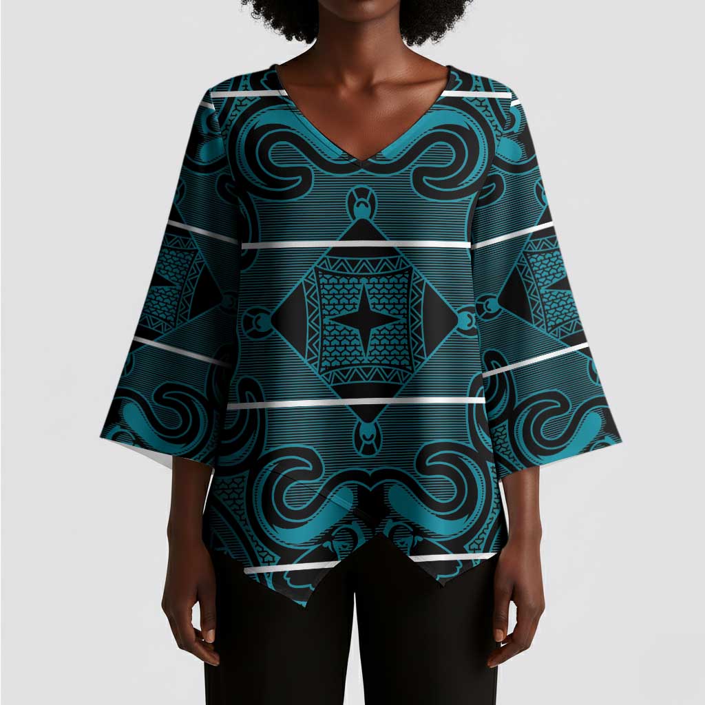 Lesotho Seanamarena - Motlatsi Kimono Sleeve Blouse Basotho Traditional Blanket Style - Lesotho Breeze