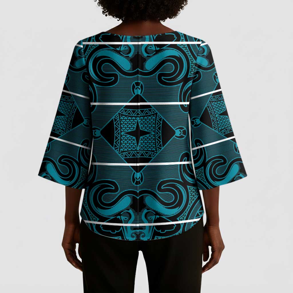Lesotho Seanamarena - Motlatsi Kimono Sleeve Blouse Basotho Traditional Blanket Style - Lesotho Breeze