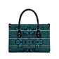 Lesotho Seanamarena - Motlatsi Leather Bag Basotho Traditional Blanket Style - Lesotho Breeze