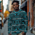 Basotho Blanket Long Sleeve Shirt Lesotho Motlatsi Seanamarena Heritage - Lesotho Breeze - African Pride