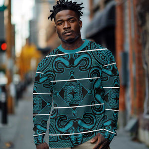 Basotho Blanket Long Sleeve Shirt Lesotho Motlatsi Seanamarena Heritage - Lesotho Breeze - African Pride