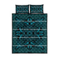 Basotho Blanket Quilt Bed Set Lesotho Motlatsi Seanamarena Heritage - Lesotho Breeze - African Pride