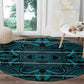Basotho Blanket Round Carpet Lesotho Motlatsi Seanamarena Heritage - Lesotho Breeze - African Pride