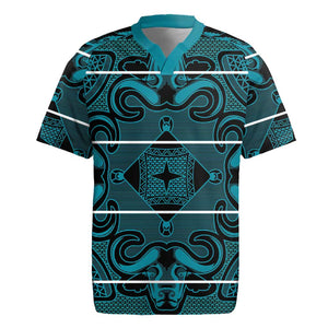 Basotho Blanket Rugby Jersey Lesotho Motlatsi Seanamarena Heritage - Lesotho Breeze - African Pride