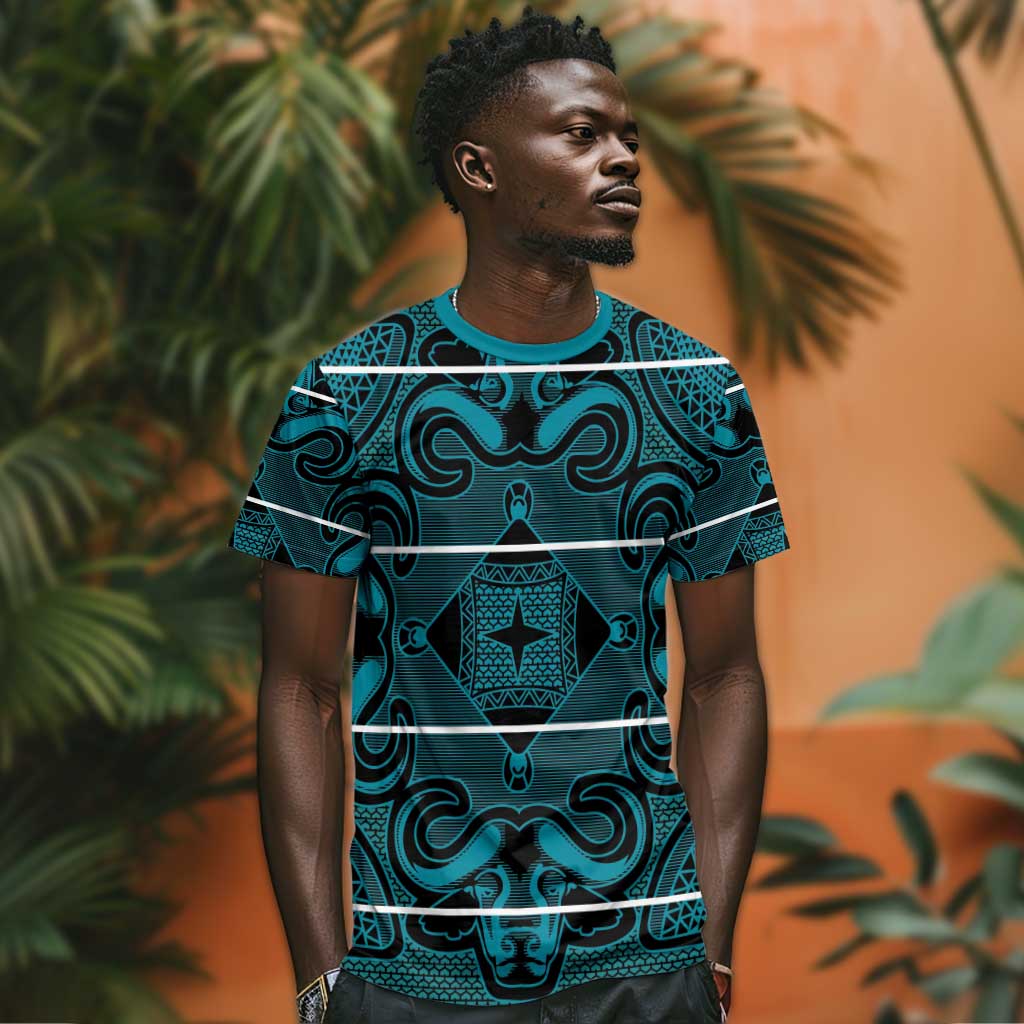 Basotho Blanket T shirt Lesotho Motlatsi Seanamarena Heritage - Lesotho Breeze - African Pride