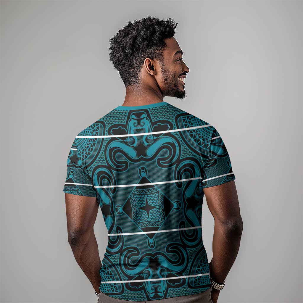 Basotho Blanket T shirt Lesotho Motlatsi Seanamarena Heritage - Lesotho Breeze - African Pride