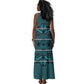 Basotho Blanket Tank Maxi Dress Lesotho Motlatsi Seanamarena Heritage - Lesotho Breeze - African Pride