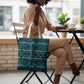 Lesotho Seanamarena - Motlatsi Tote Bag Basotho Traditional Blanket Style - Lesotho Breeze