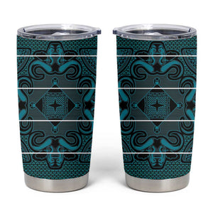 Basotho Blanket Tumbler Cup Lesotho Motlatsi Seanamarena Heritage - Lesotho Breeze - African Pride
