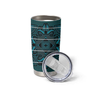 Basotho Blanket Tumbler Cup Lesotho Motlatsi Seanamarena Heritage - Lesotho Breeze - African Pride