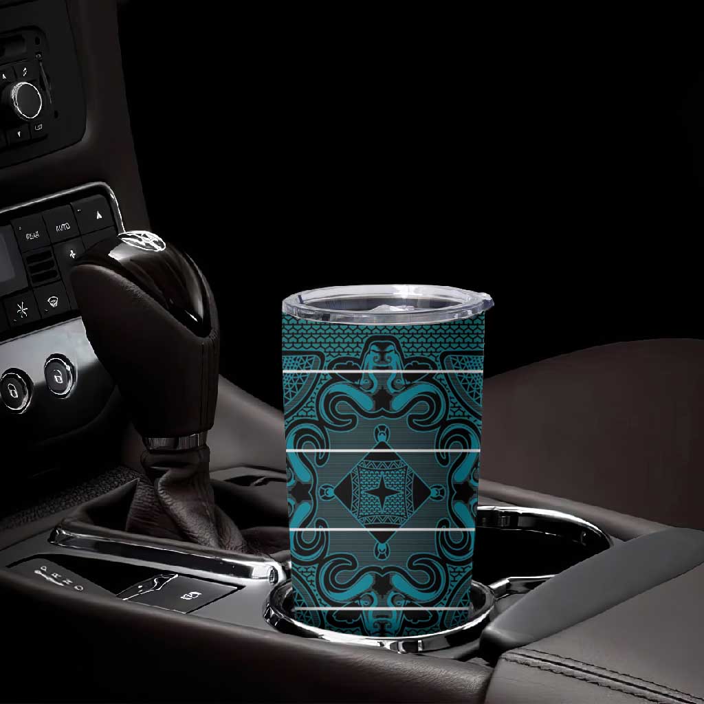 Basotho Blanket Tumbler Cup Lesotho Motlatsi Seanamarena Heritage - Lesotho Breeze - African Pride