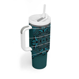 Basotho Blanket Tumbler With Handle Lesotho Motlatsi Seanamarena Heritage - Lesotho Breeze - African Pride