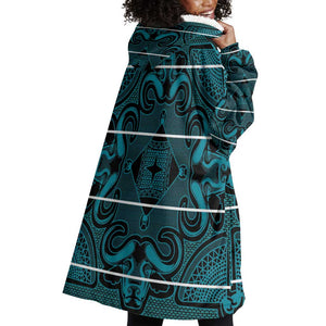 Basotho Blanket Wearable Blanket Hoodie Lesotho Motlatsi Seanamarena Heritage - Lesotho Breeze - African Pride
