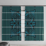 Basotho Blanket Window Curtain Lesotho Motlatsi Seanamarena Heritage - Lesotho Breeze - African Pride