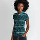 Basotho Blanket Women Polo Shirt Lesotho Motlatsi Seanamarena Heritage - Lesotho Breeze - African Pride