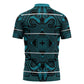 Lesotho Seanamarena - Motlatsi Zipper Polo Shirt Basotho Traditional Blanket Style - Lesotho Breeze