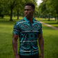 Lesotho Seanamarena - Motlatsi Zipper Polo Shirt Basotho Traditional Blanket Style - Lesotho Breeze