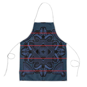 Lesotho Seanamarena - Motlatsi Apron Basotho Traditional Blanket Style - Blue