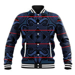 Basotho Blanket Baseball Jacket Lesotho Motlatsi Seanamarena Heritage - Blue - African Pride