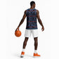 Basotho Blanket Basketball Jersey Lesotho Motlatsi Seanamarena Heritage - Blue - African Pride
