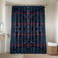 Lesotho Seanamarena - Motlatsi Bathroom Set Basotho Traditional Blanket Style - Blue