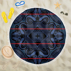 Basotho Blanket Beach Blanket Lesotho Motlatsi Seanamarena Heritage - Blue - African Pride