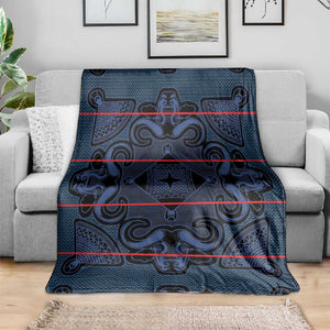 Basotho Blanket Blanket Lesotho Motlatsi Seanamarena Heritage - Blue - African Pride