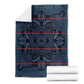 Basotho Blanket Blanket Lesotho Motlatsi Seanamarena Heritage - Blue - African Pride