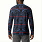 Lesotho Seanamarena - Motlatsi Button Sweatshirt Basotho Traditional Blanket Style - Blue