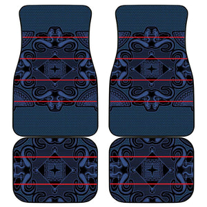 Basotho Blanket Car Mats Lesotho Motlatsi Seanamarena Heritage - Blue - African Pride