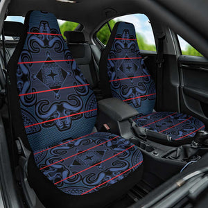 Basotho Blanket Car Seat Cover Lesotho Motlatsi Seanamarena Heritage - Blue - African Pride