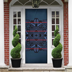 Lesotho Seanamarena - Motlatsi Door Cover Basotho Traditional Blanket Style - Blue