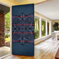 Lesotho Seanamarena - Motlatsi Door Cover Basotho Traditional Blanket Style - Blue