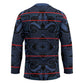 Lesotho Seanamarena - Motlatsi Hockey Jersey Basotho Traditional Blanket Style - Blue