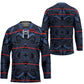 Lesotho Seanamarena - Motlatsi Hockey Jersey Basotho Traditional Blanket Style - Blue