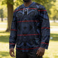 Lesotho Seanamarena - Motlatsi Hockey Jersey Basotho Traditional Blanket Style - Blue