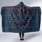 Basotho Blanket Hooded Blanket Lesotho Motlatsi Seanamarena Heritage - Blue - African Pride