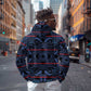 Basotho Blanket Hoodie Lesotho Motlatsi Seanamarena Heritage - Blue - African Pride