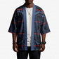 Lesotho Seanamarena - Motlatsi Kimono Basotho Traditional Blanket Style - Blue